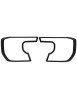 Set 2 ornamente faruri negru mat Ford Ranger T9 XL, XLS