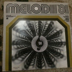 melodii '81 vol. 2 disc vinyl lp selectii muzica usoara slagare pop ST EDE 02031