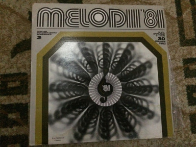melodii &amp;#039;81 vol. 2 disc vinyl lp selectii muzica usoara slagare pop ST EDE 02031 foto
