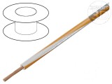 Cablu H07V2-K 6mm2 10AWG PVC Alb-Portocaliu