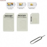 Adaptor SIM (Micro, Nano, Standard) Noosy 4In1 Alb