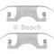 Set accesorii, placute frana MERCEDES S-CLASS (W220) (1998 - 2005) BOSCH 1 987 474 323