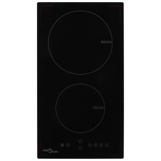 Plită cu inducție cu 2 arzătoare, control tactil, sticlă 3500 W