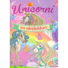 Carte Unicorni cu Abtibilduri foto