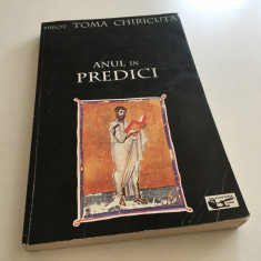 PR. TOMA CHIRICUTA, ANUL IN PREDICI. EDITURA ANASTASIA 1996 COLECTIA OMILETICA