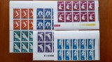 1976-JO Montreal-Lp913-coli de 10 buc.-6 coli- compl.set-MNH, Nestampilat