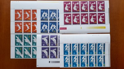 1976-JO Montreal-Lp913-coli de 10 buc.-6 coli- compl.set-MNH foto