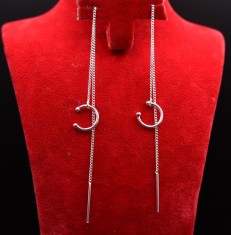 Cercei Din Argint -LUNGI- 12 cm- ARG110E