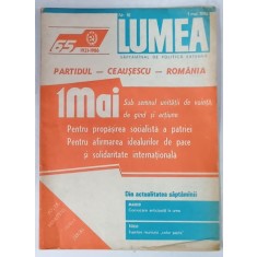 LUMEA , SAPTAMANAL DE POLITICA EXTERNA NR. 18 , 1 MAI 1986