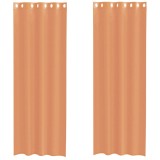 Cumpara ieftin Perdele Voile cu Oelii 2 buc Teracota