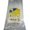 Set 100 buc colier cablu 175x4.8mm din plastic alb Cobra 9250
