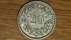 Elvetia - moneda de colectie an rar- 20 rappen 1908 B - Libertas - impecabila !, Europa