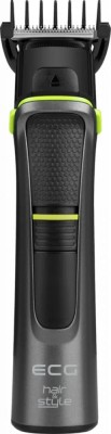 Masina de tuns si trimmer fara fir ECG ZS 2620 Magnetic, baterie Li-Ion 500 mAh, IPX 5 foto