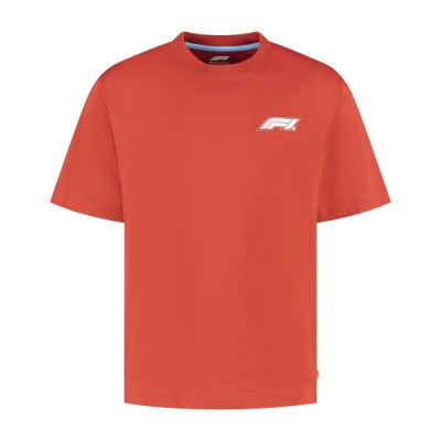 Formula 1 tricou de bărbați Heritage Logo Red F1 Team 2025 - M foto