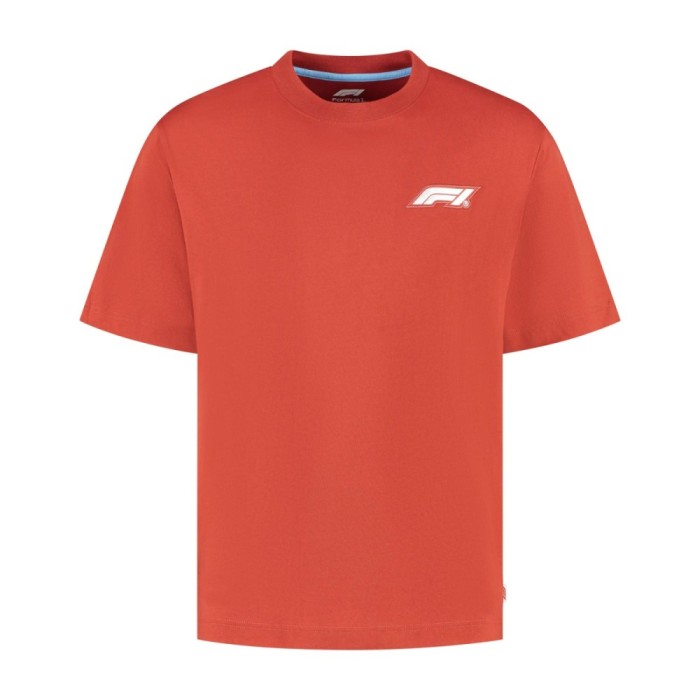 Formula 1 tricou de bărbați Heritage Logo Red F1 Team 2025 - M