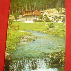 Ilustrata Rasinari - Cabana Curmatura Stezii circulat 1974