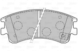 VALEO 301648 FIRST set placute frana,frana disc