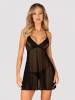 Chemise Latinesa Obsessive, Negru, XS/S