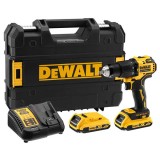 Masina de gaurit si insurubat cu percutie 2x18V 2Ah DeWalt DCD709D2T HardWork ToolsRange