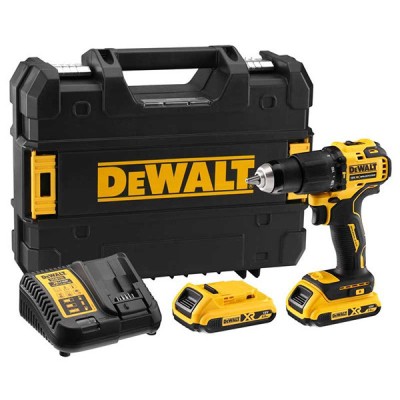 Masina de gaurit si insurubat cu percutie 2x18V 2Ah DeWalt DCD709D2T HardWork ToolsRange foto