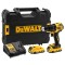 Masina de gaurit si insurubat cu percutie 2x18V 2Ah DeWalt DCD709D2T HardWork ToolsRange