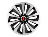 Cumpara ieftin Set 4 capace roti Fox Gri-Negru R14 pentru gama auto Suzuki, Autohelix MSA