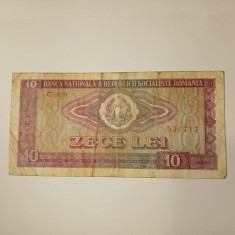 Di.159. Bancnota 10 lei 1966 circulata uzata