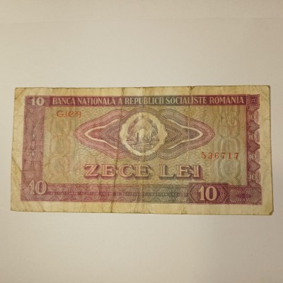 Di.159. Bancnota 10 lei 1966 circulata uzata foto
