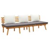 VidaXL Pat de zi, 200x65 cm, lemn masiv de acacia
