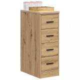 VidaXL Dulap de depozitare pentru garaj Artisan Stejar 30x51x85 cm