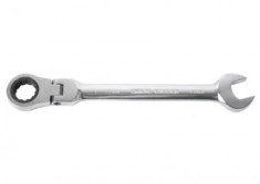 Cheie combinata cu clichet cap flexibil 10mm, TopMaster