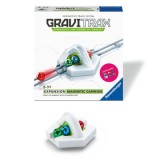 Joc de constructie Gravitrax Magnetic Cannon, Tun Magnetic, set de accesorii, multilingv incl. RO, Ravensburger