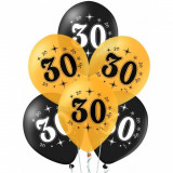 Set 10 baloane aniversare 30 ani StarHome GiftGalaxy, Hessa