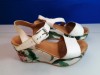 Sandale Dama Florale Vara, Piele, Marimea 38 - Elegante si Comode