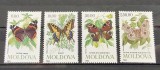 Moldova 1993 - Mi 77/80 - Fauna - Fluturi