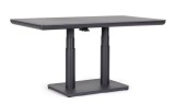 Cumpara ieftin Masa inaltime reglabila gri antracit Miguel 140x80x51/72h