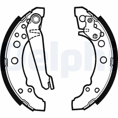 DELPHI LS1276 Set saboti frana foto