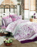 Lenjerie de pat pentru o persoana (DE), Sudenaz - Pink, Pearl Home, Bumbac Ranforce