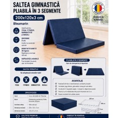 Saltea gimnastica pliabila 200x120x3cm