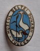 Muzeul Deltei Dunarii Tulcea - insigna SUPERBA veche anii 1970 -Turism -Drumetie