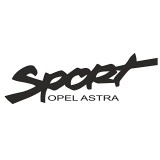 Sticker Auto Opel Astra Sport , Autocolant ORACAL Premium pentru Pasionatii de Opel
