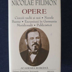 Nicolae Filimon – Opere (ed. de lux, Academia Romana)