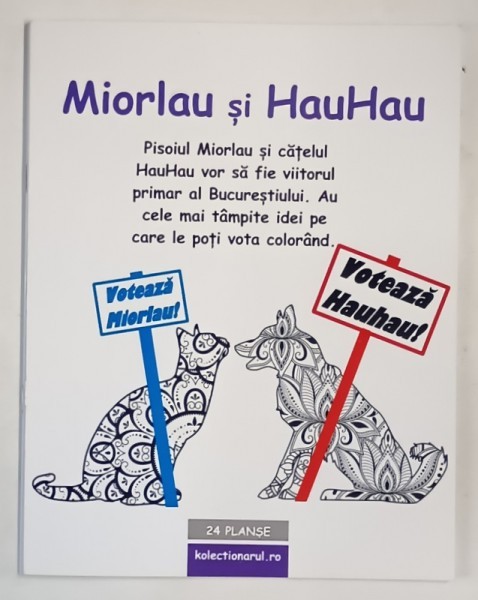 MIORLAU SI HAUHAU , CARTE DE COLORAT