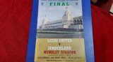 Program Finala Cupa Angliei Leeds United - Sunderland