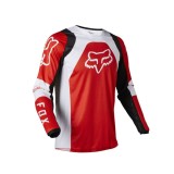 Bluza Fox 180 Lux rosu cu alb