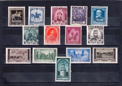 ROMANIA 1938 - CENTENARUL NASTERII REGELUI CAROL I, MNH - LP 128 foto