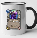Cana maner negru personalizata HearthStone - Crystalsmith Cultist, INOVATIX&reg;. 330ml, Oem
