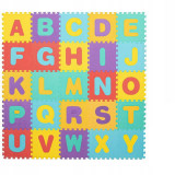 Cumpara ieftin Covor spuma ptr copii, EVA multicolor, model alfabet, 172x172x1cm, Springos