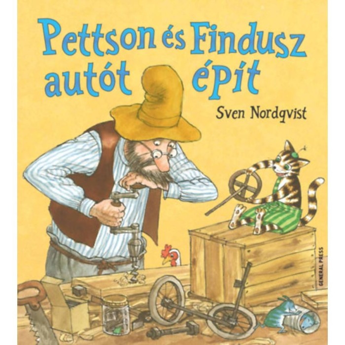 Pettson &eacute;s Findusz aut&oacute;t &eacute;p&iacute;t - Sven Nordqvist