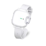Bratara Purificator aer, Clear Air, alb, 4.65 cm latime si 25.6 cm lungime, purtat ca bratara sau pandantiv, Design ergonomic